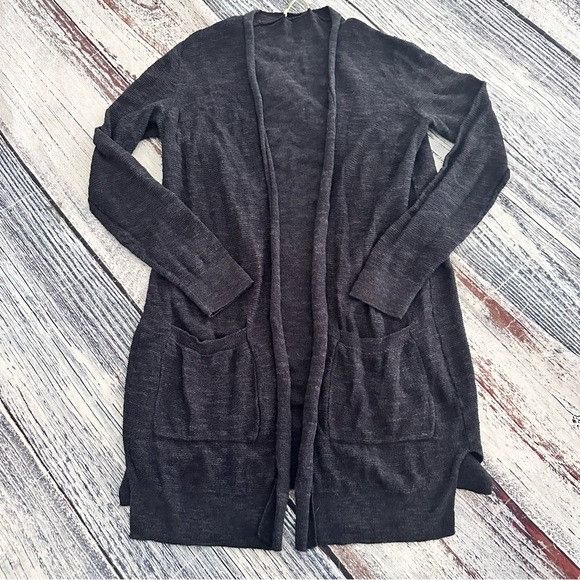 Marine Layer Marine Layer Navy Blue Lightweight Cotton Open Cardigan Size XS / US 0-2 / IT 36-38 - 2 Thumbnail