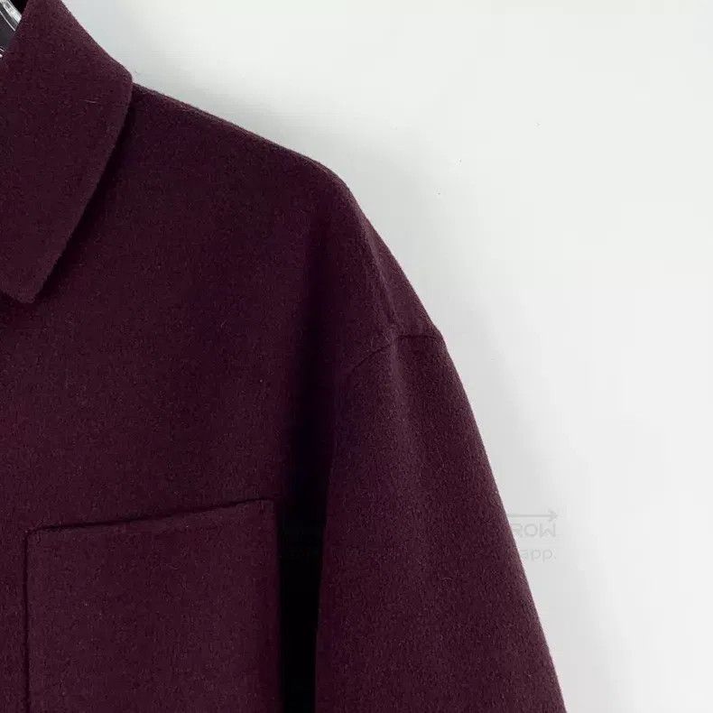 Loro Piana Loro Piana Burgundy cashmere lapel single-breasted long-sl Size XS / US 0-2 / IT 36-38 - 3 Thumbnail