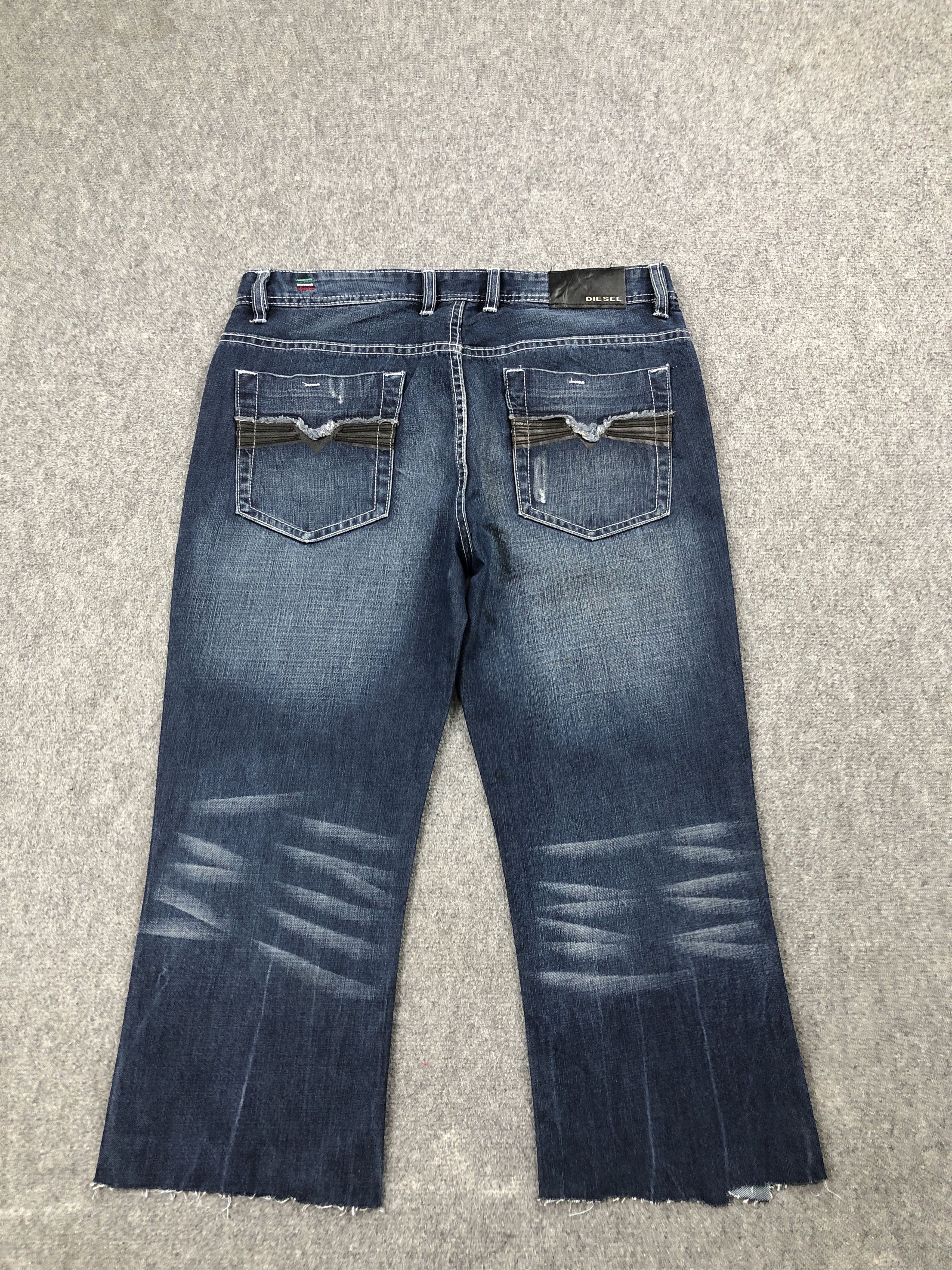 Diesel Vintage Diesel Seditionaries Style Cropped Jeans DP2479 Size US 33 - 3 Thumbnail