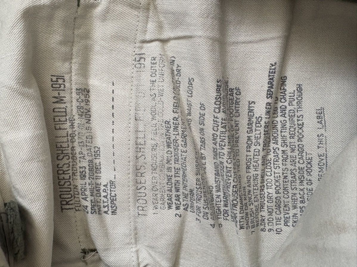 Vintage Vintage M51 Military Cargo pants Size US 30 / EU 46 - 4 Thumbnail
