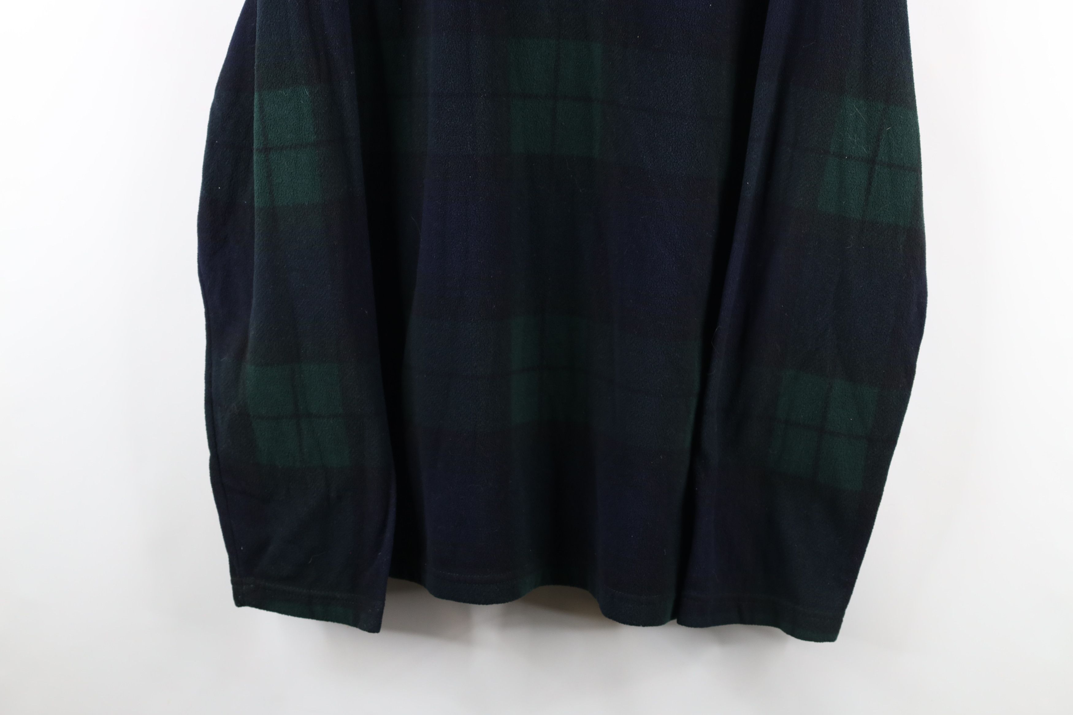 Nautica Vintage 90s Nautica Half Zip Fleece Pullover Sweater Plaid Size US XL / EU 56 / 4 - 3 Thumbnail