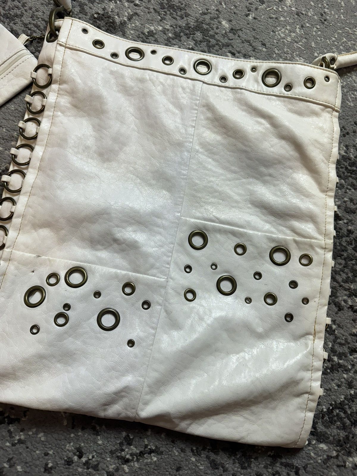 If Six Was Nine × Vintage Vintage Y2K Leather Style Metal Rings Opium Owens Style Bag Size ONE SIZE - 2 Thumbnail