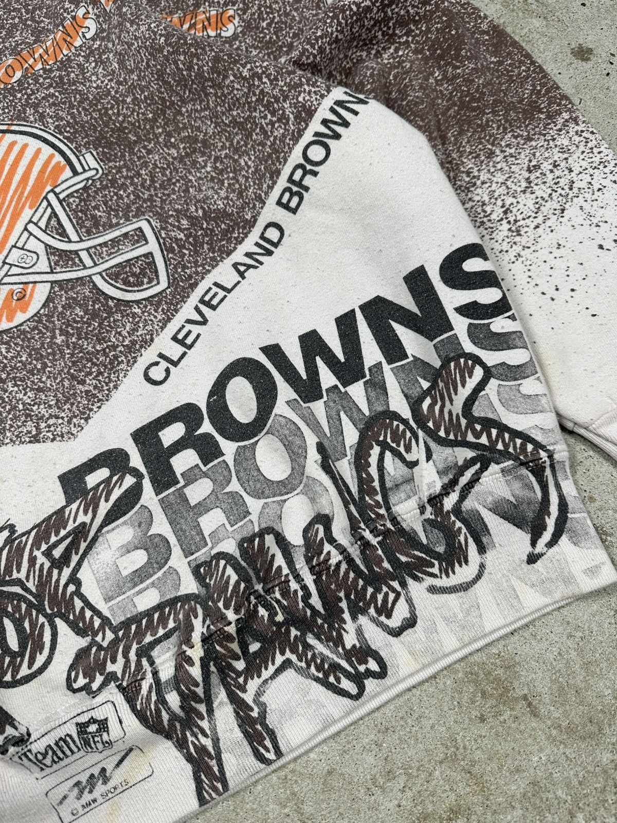 NBA × NFL × Vintage Vintage Magic Johnson Cleveland Browns All over Print Crew Size US M / EU 48-50 / 2 - 3 Thumbnail