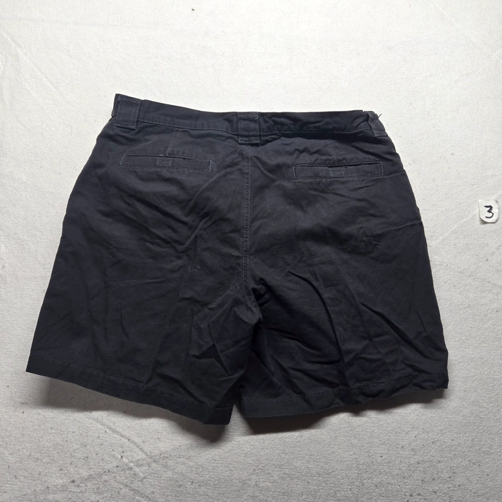 Savane SAVANE Black Cargo Shorts Cotton Adult Women 38 Pants Cargo Pocket 7.5 Inseam Twill Regular Elastic Pockets Outdoor Hiking Women Size 26" / US 2 / IT 38 - 8 Thumbnail