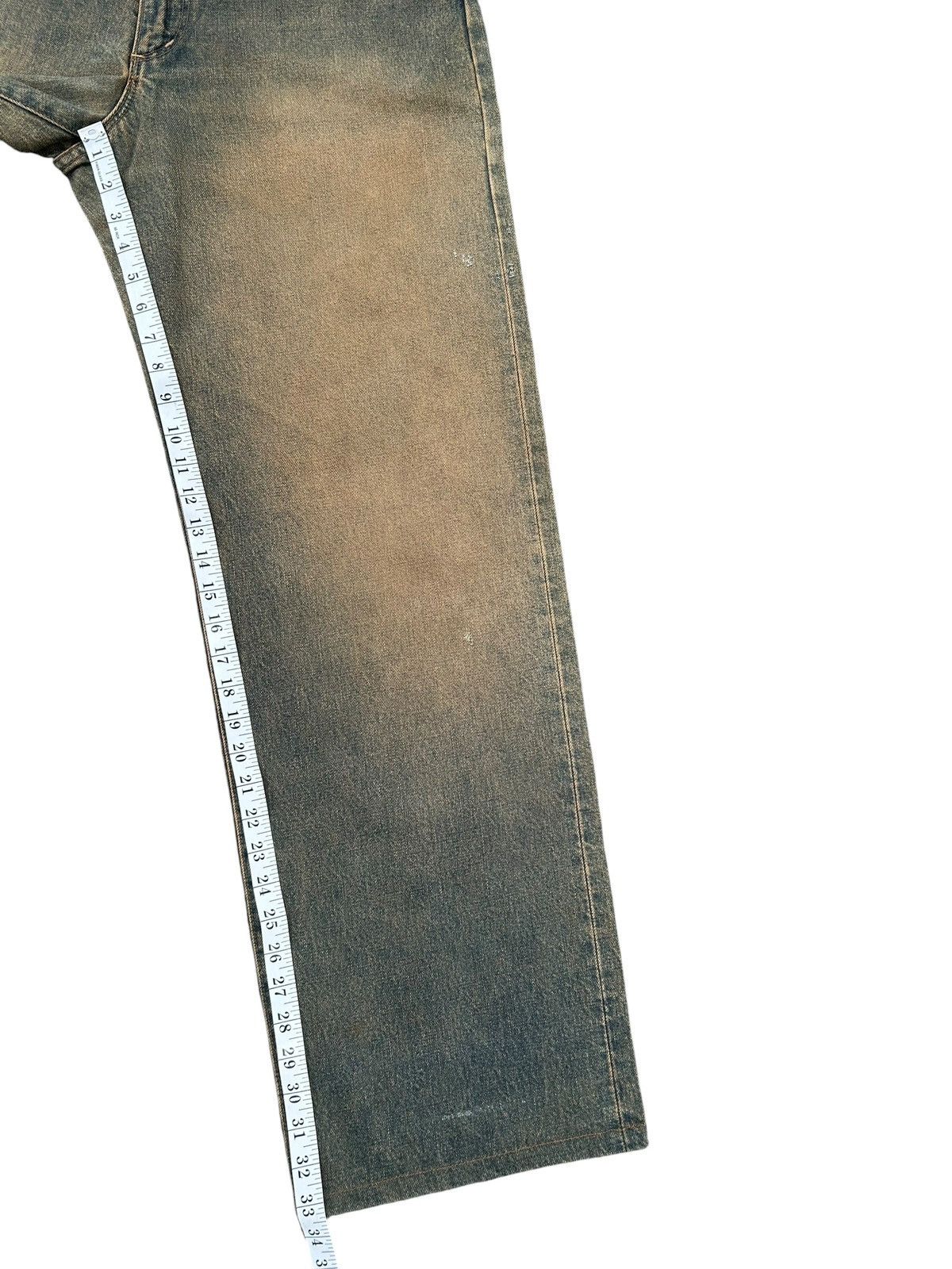 Kapital VINTAGE WRANGLER SELVEDGE BAGGY RUSTY DENIM JEANS Size US 33 - 19 Thumbnail