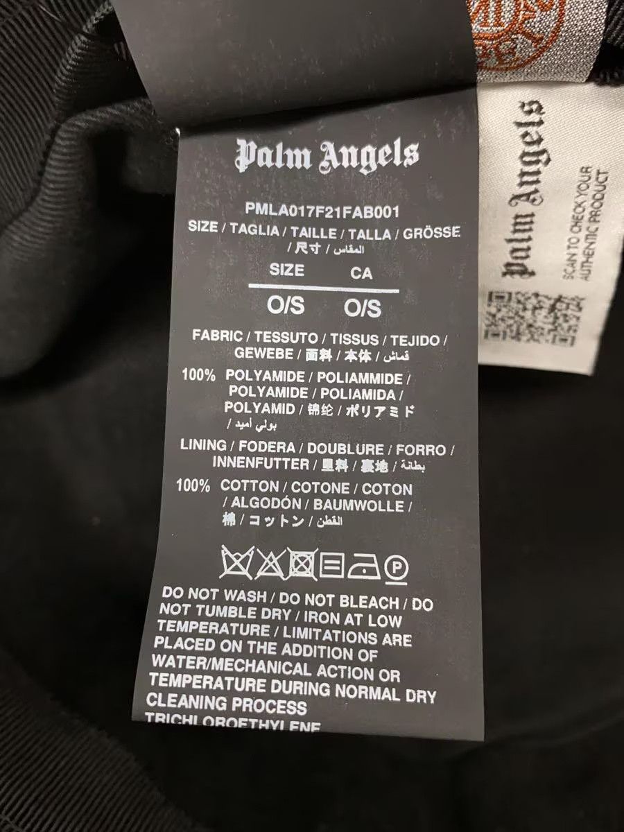 Palm Angels Palm Angels Cotton Bucket Hat Black Size ONE SIZE - 5 Thumbnail
