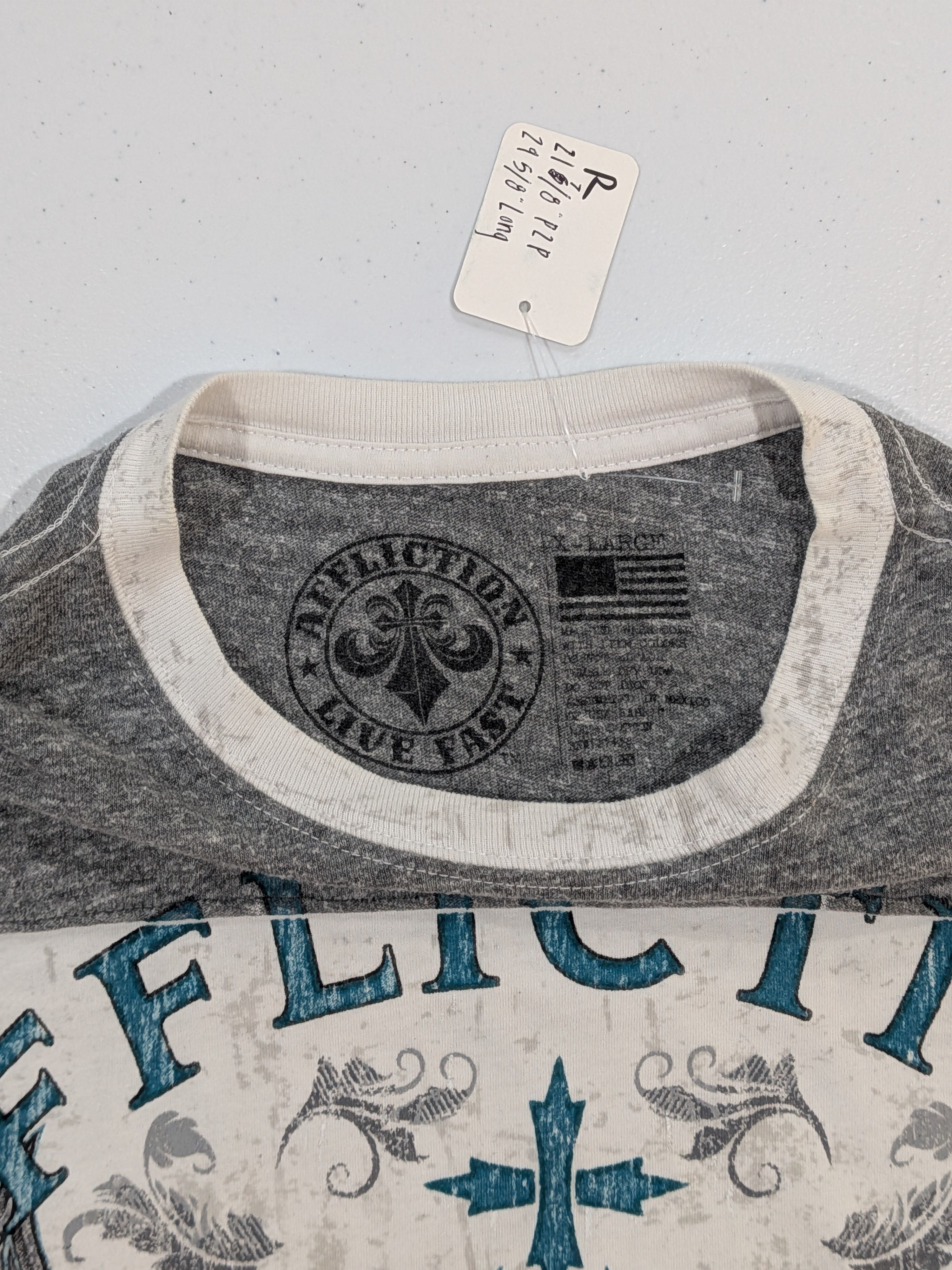 Affliction Men's Affliction Live Fast Tee Size US XL / EU 56 / 4 - 2 Thumbnail