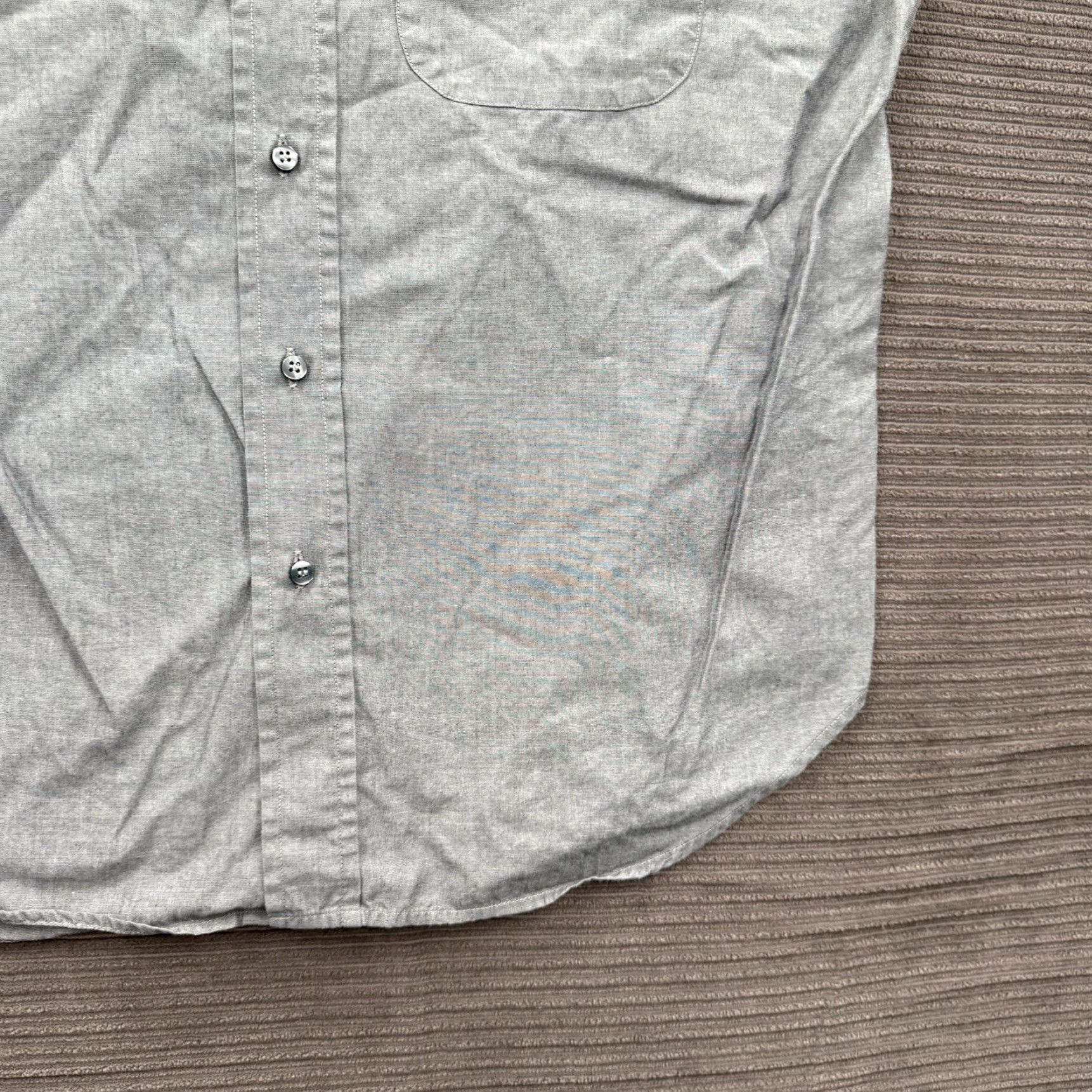 Missoni Missoni Shirt Men 15.5 39 Gray Cotton Long Sleeve Button Up Designer Business Shirt Size US L / EU 52-54 / 3 - 7 Thumbnail