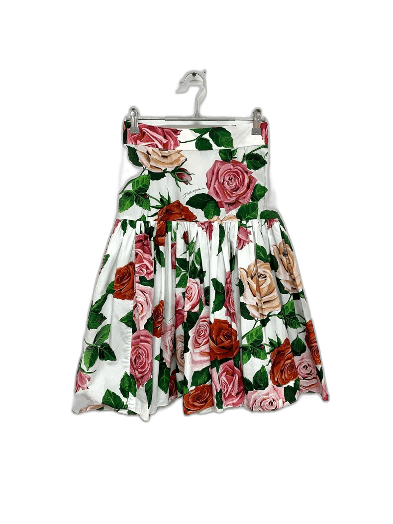 Dolce & Gabbana DG Floral Print Half Skirt Size 36 Size 36" / US 14 / IT 50 - 1 Thumbnail