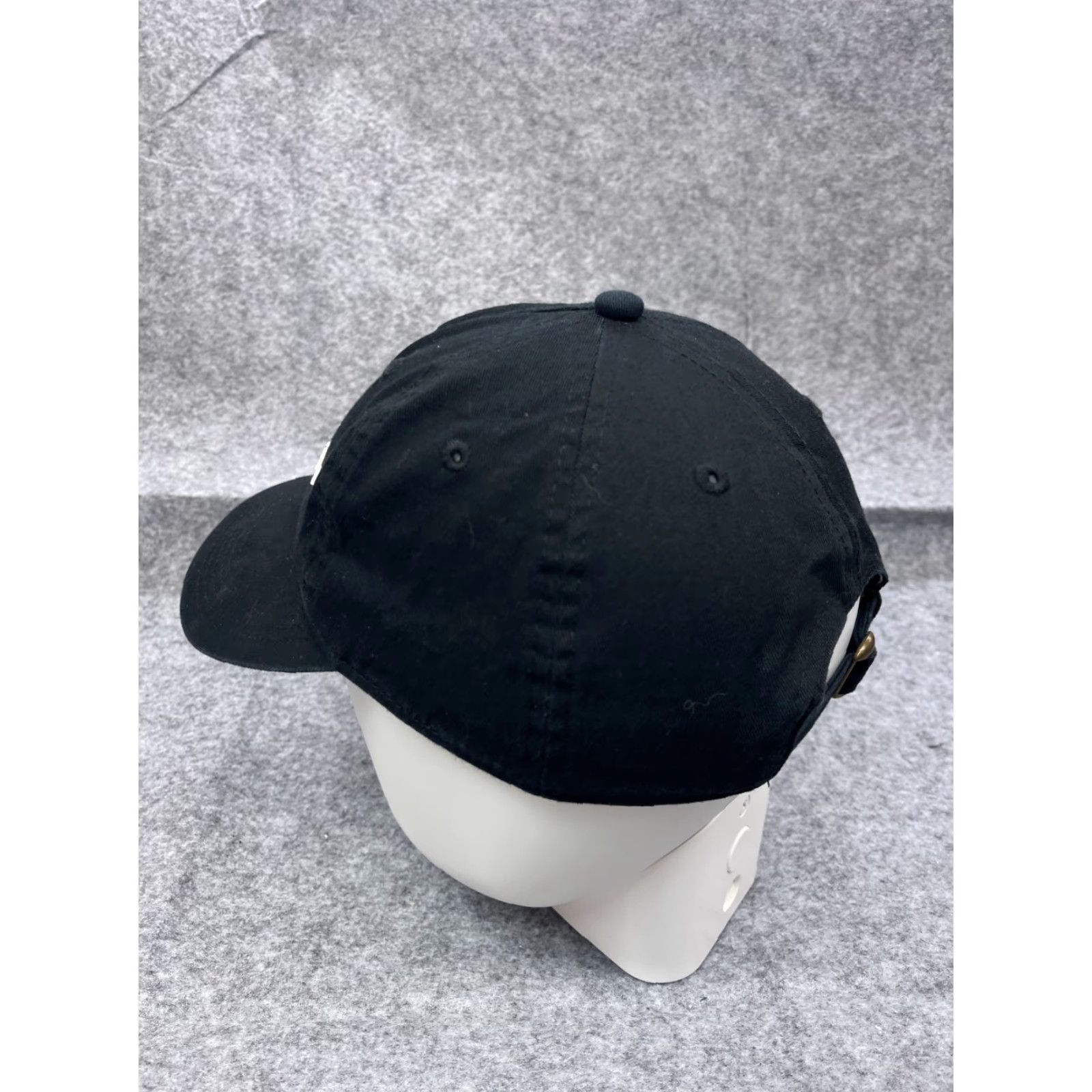 Champion Champion Hat Cap Strap Back Adult One Size Black 100% Cotton Golf Golfer Size ONE SIZE - 5 Thumbnail