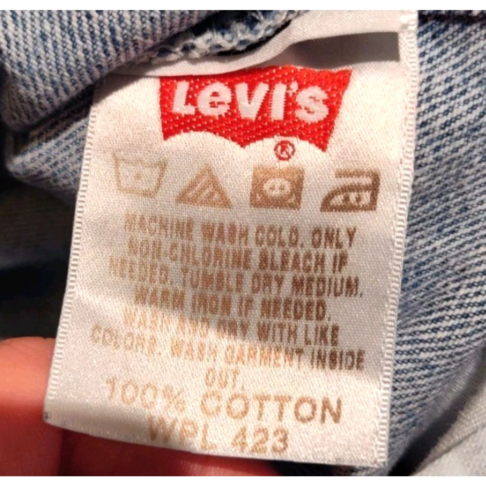 Levi's VINTAGE Levi's 501 Jeans Men 36x34 Denim Straight Fit Mid-Rise Faded Blue 80s 90s Classic Size US 36 / EU 52 - 6 Thumbnail