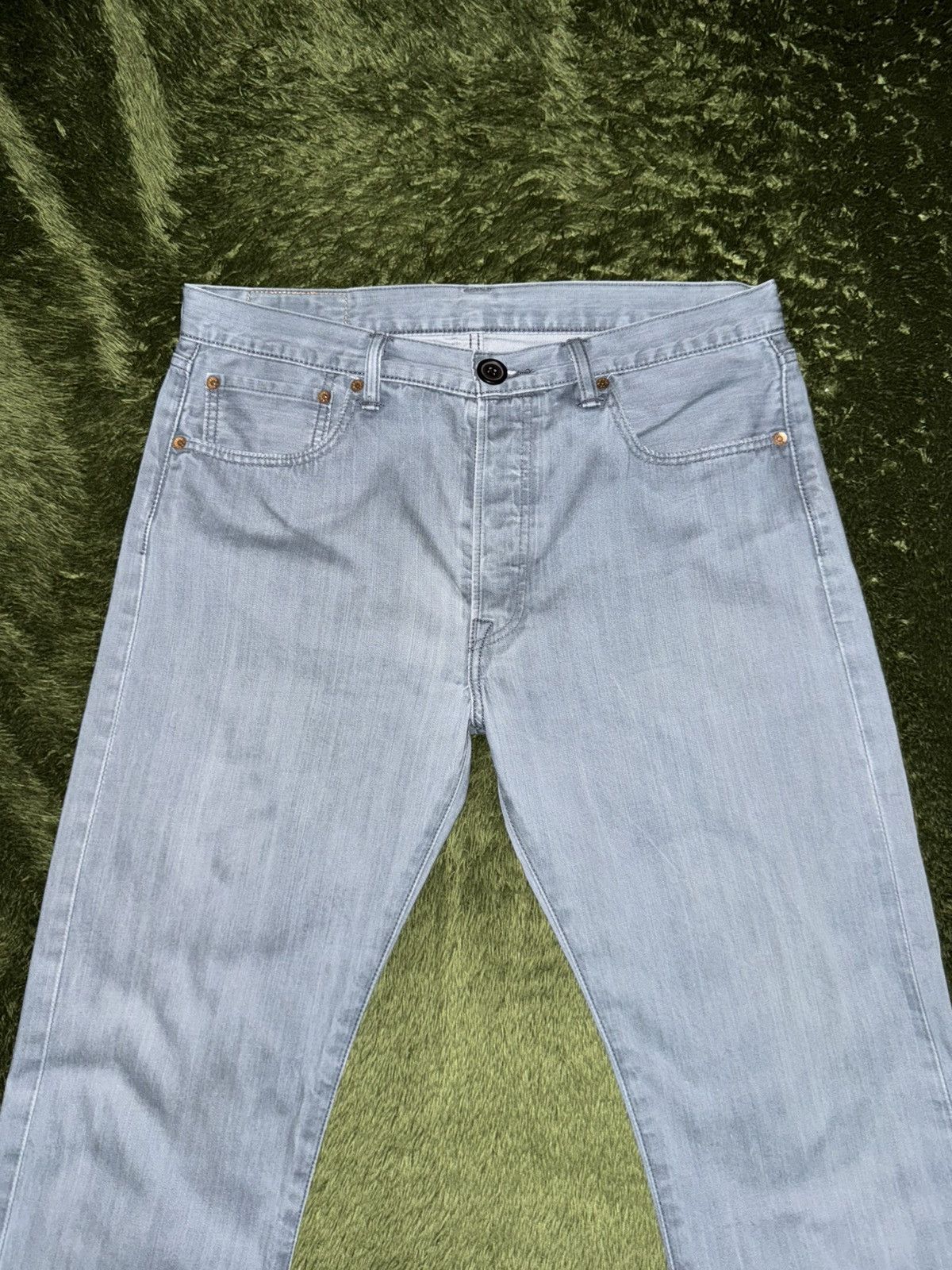 Levi's [W34/L34] Levi’s 501 Cotton Blend Leather Patch Denim Pants Size US 34 / EU 50 - 5 Thumbnail