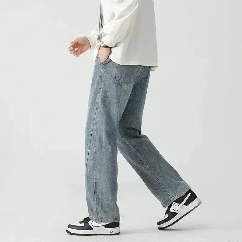Japanese Brand Retro loose casual straight leg jeans Size US 32 / EU 48 - 6 Thumbnail