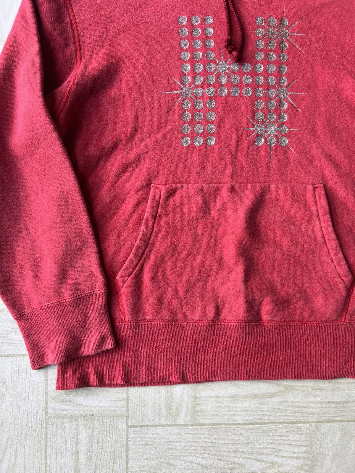 Hysteric Glamour Vintage Hysteric Glamour Rhinestone Swarowski H Logo Hoodie Size US S / EU 44-46 / 1 - 3 Thumbnail