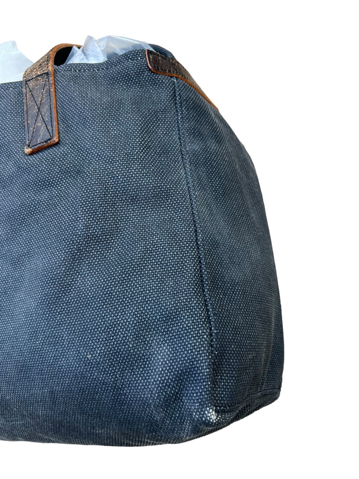 Porter 53225320 Waxed Herringbone Twill Cotton Handle Bag Size ONE SIZE - 2 Thumbnail