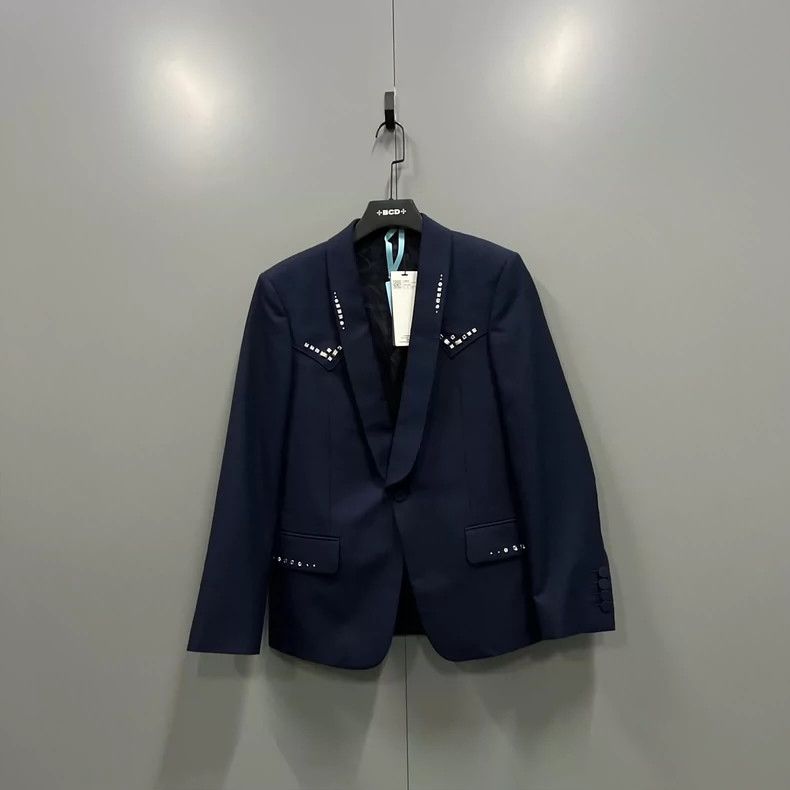 Gucci Gucci Crystal embroidery 23 new wool twill jacket 2502-Next Size 46R - 2 Thumbnail