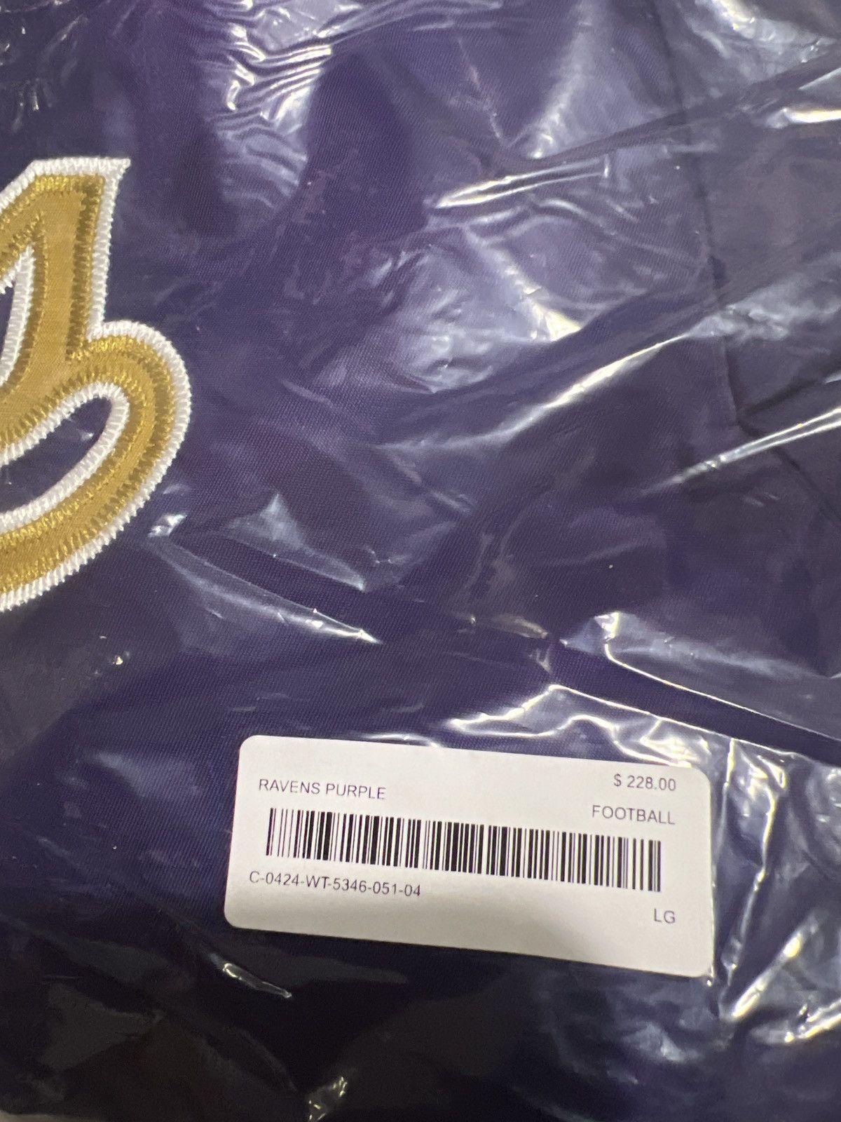 Drake OVO x NFL BALTIMORE RAVENS STARTER TRAINER PULLOVER JACKET Size US L / EU 52-54 / 3 - 14 Thumbnail