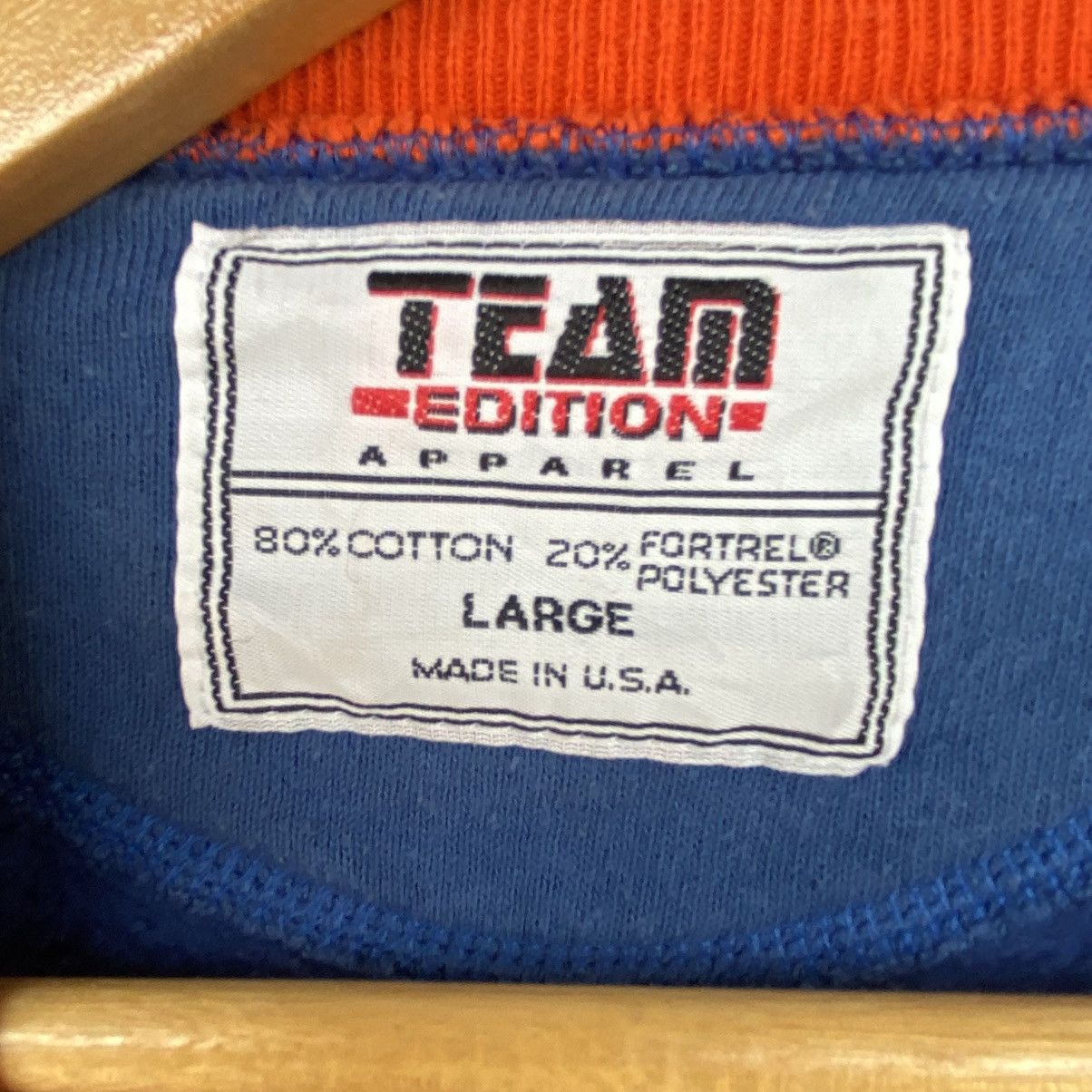 Other Vintage Team Edition Apparel Printed Crewneck Blue/Orange Size US L / EU 52-54 / 3 - 5 Thumbnail