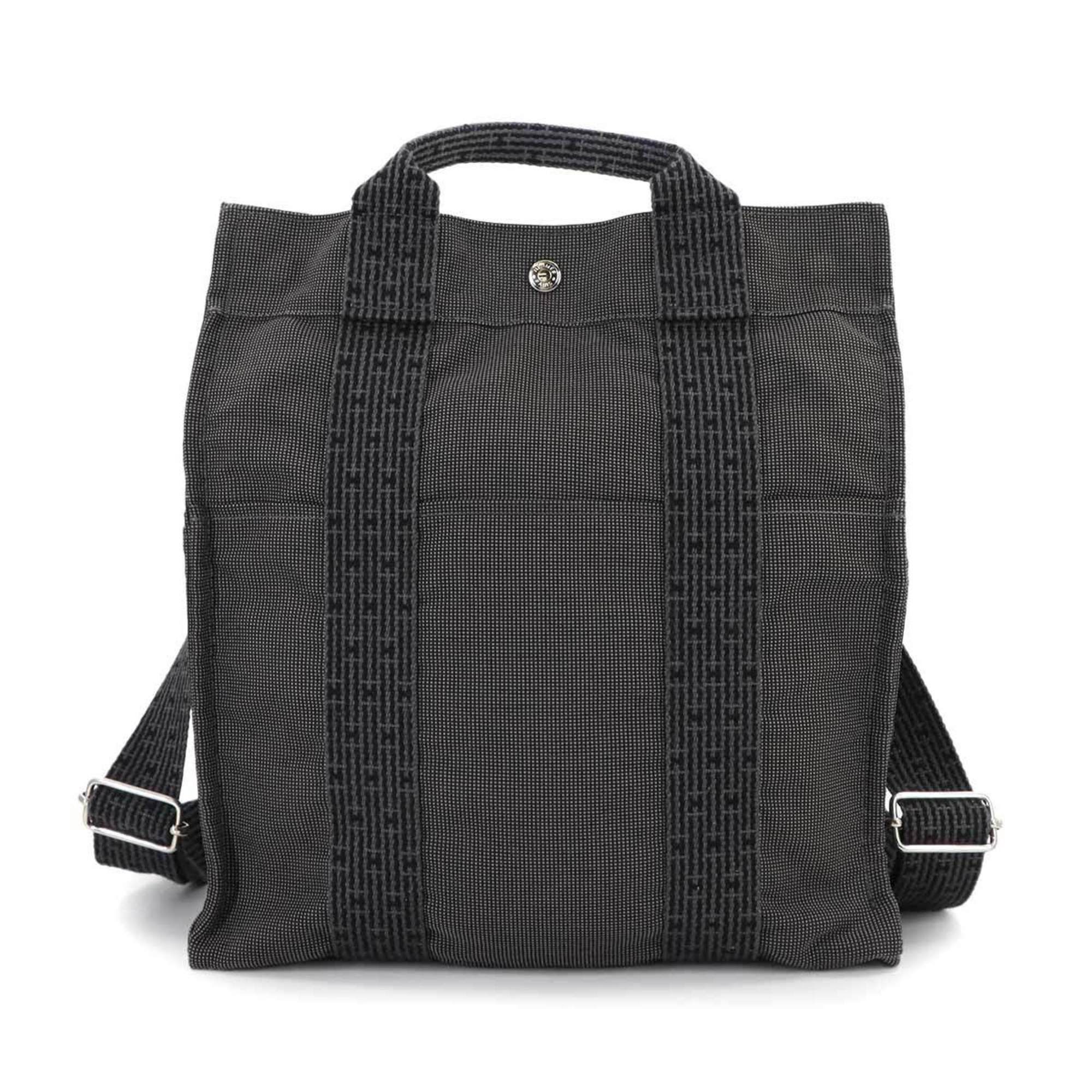 Hermes Hermes Backpack Horse Stripe Caval Color Blue Canvas  display picture 1