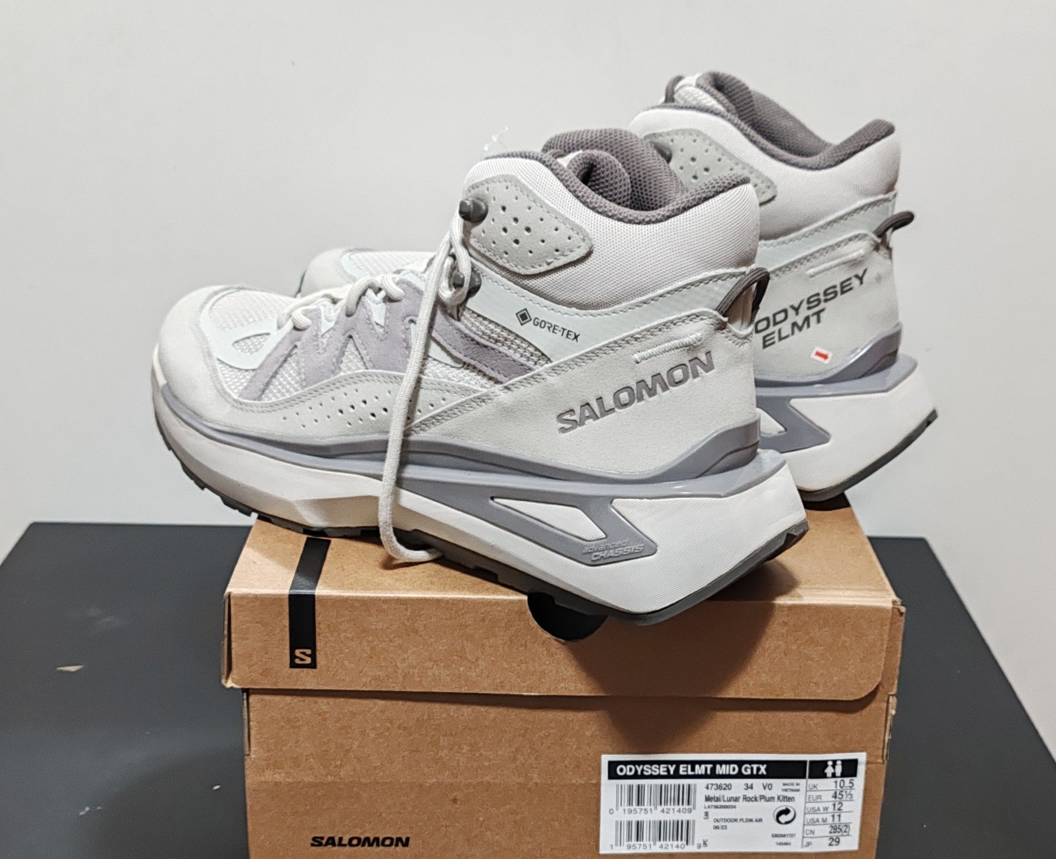 Salomon Salomon Odyssey ELMT MiD GTX 473620 34 Tg:45 1/3 Size US 12.5 / EU 45-46 - 2 Thumbnail