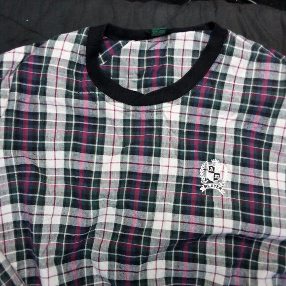 Vintage Vintage AM Player Plaid Golf Pullover Windbreaker Jacket Size US XL / EU 56 / 4 - 1 Thumbnail