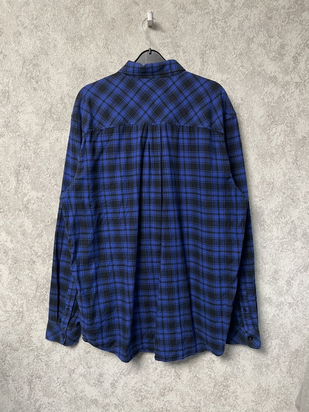 Carhartt Carhartt Blue Flannel Long Sleeve Button-Up Shirt Size US XL / EU 56 / 4 - 12 Thumbnail