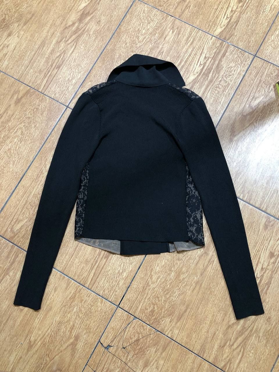 Just Cavalli Just Cavalli Vintage Women's Black zip up Cardigan Size S / US 4 / IT 40 - 8 Thumbnail