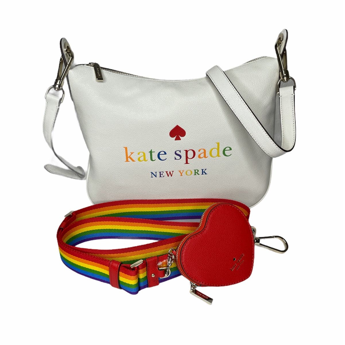 Kate Spade Kate Spade Rainbow Logo detachable coin purse Crossbody Bag Size ONE SIZE - 1 Thumbnail