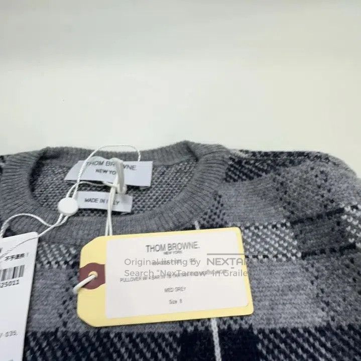 Thom Browne Thom Browne Checked Sweater for Kids. Size US M / EU 48-50 / 2 - 5 Thumbnail