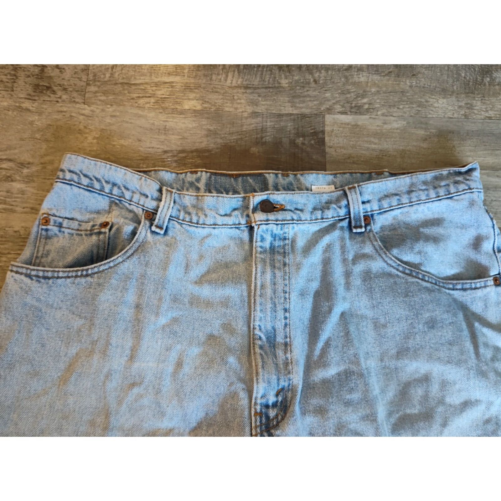 Levi's VINTAGE Levi's 560 Jeans Mens 42X32 Blue Tapered Leg Loose Fit Made In USA 90s Grunge Distressed Size US 42 / EU 58 - 7 Thumbnail