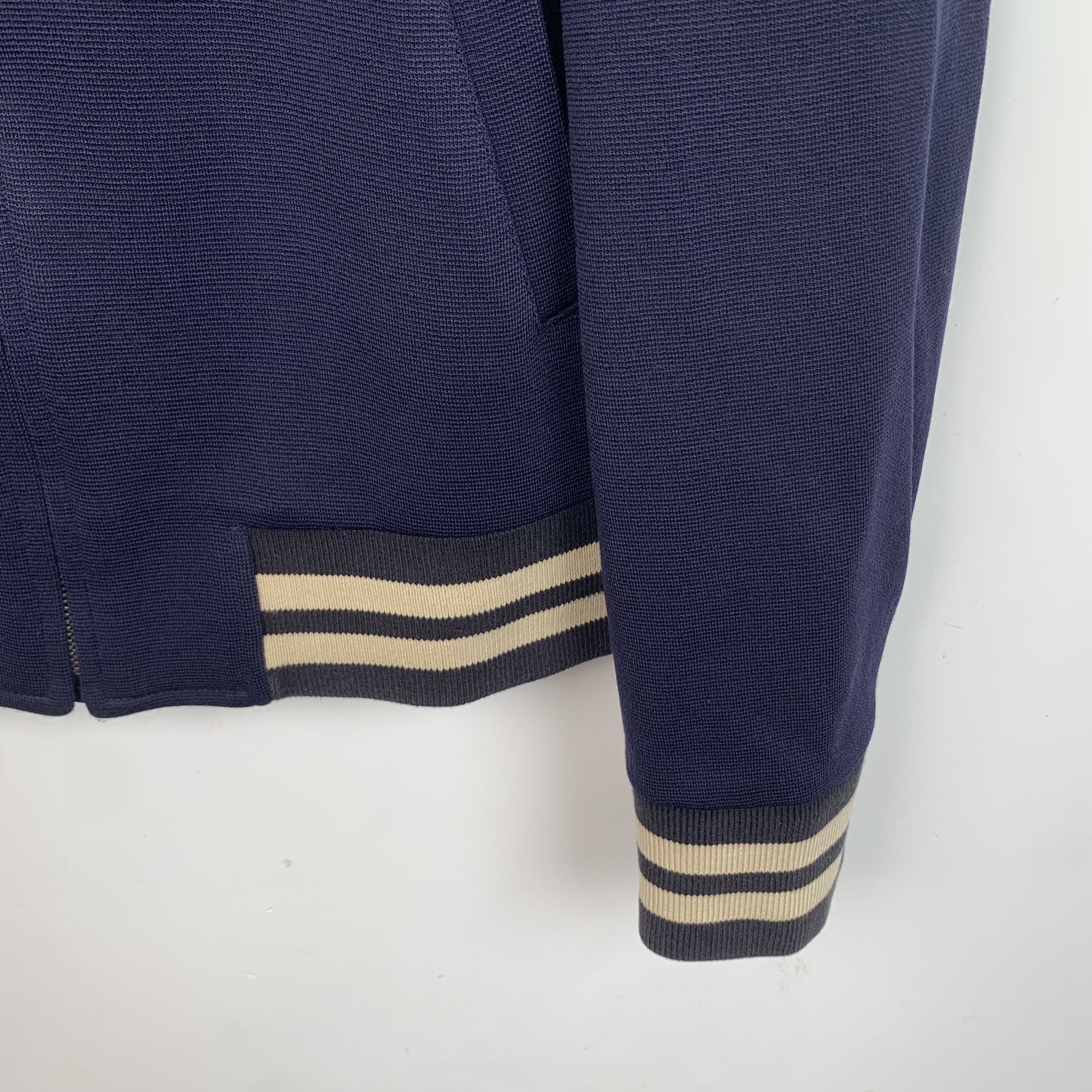 Gucci Gucci Embroidered Wool Zip Jacket with Stand Collar (Size L) Size L / US 10 / IT 46 - 6 Thumbnail