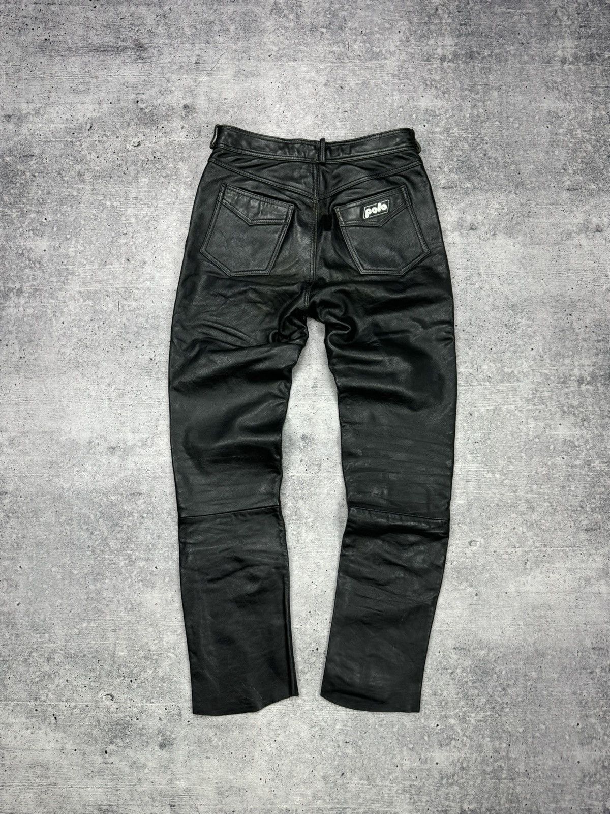 Genuine Leather × Vintage Vintage 90’s Y2K Style Casual Cowboy Genuine Leather Pants Size US 30 / EU 46 - 15 Thumbnail