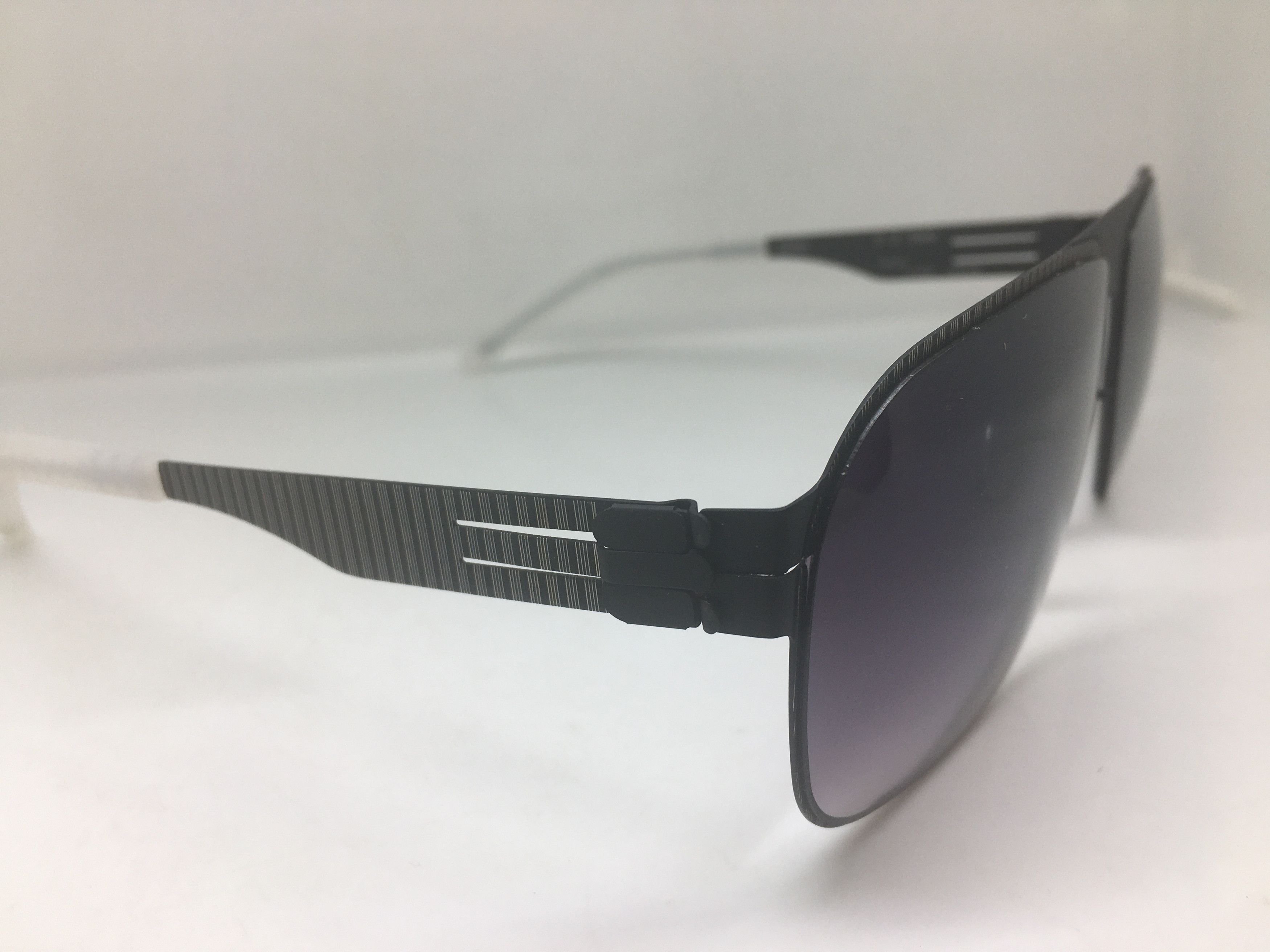 Other idesign Matte Black Alloy Aviator Sunglasses Frame Pilot Size ONE SIZE - 2 Thumbnail