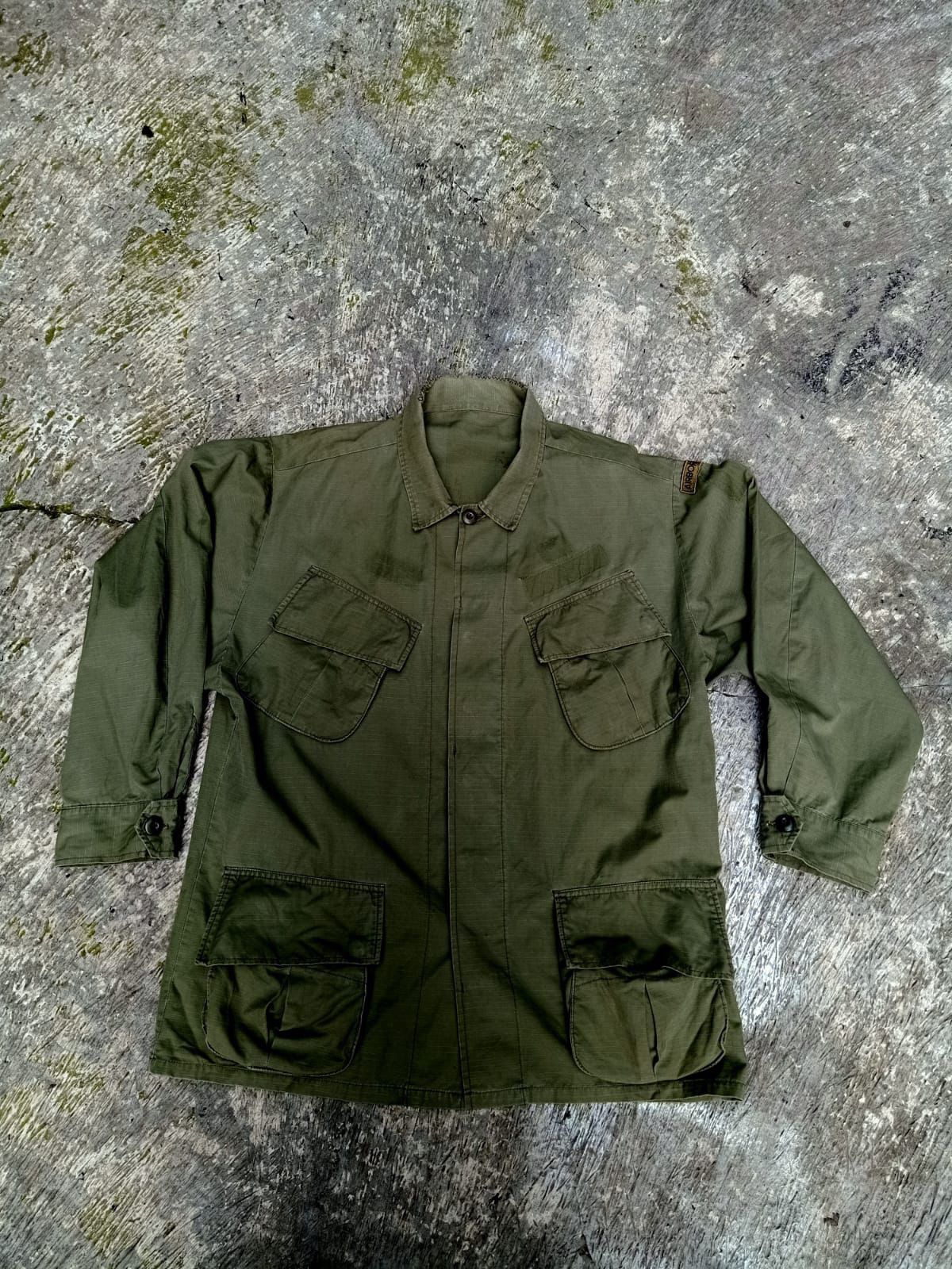 Vintage Vintage 60s Military Jungle Fatigue Size US L / EU 52-54 / 3 - 1 Thumbnail