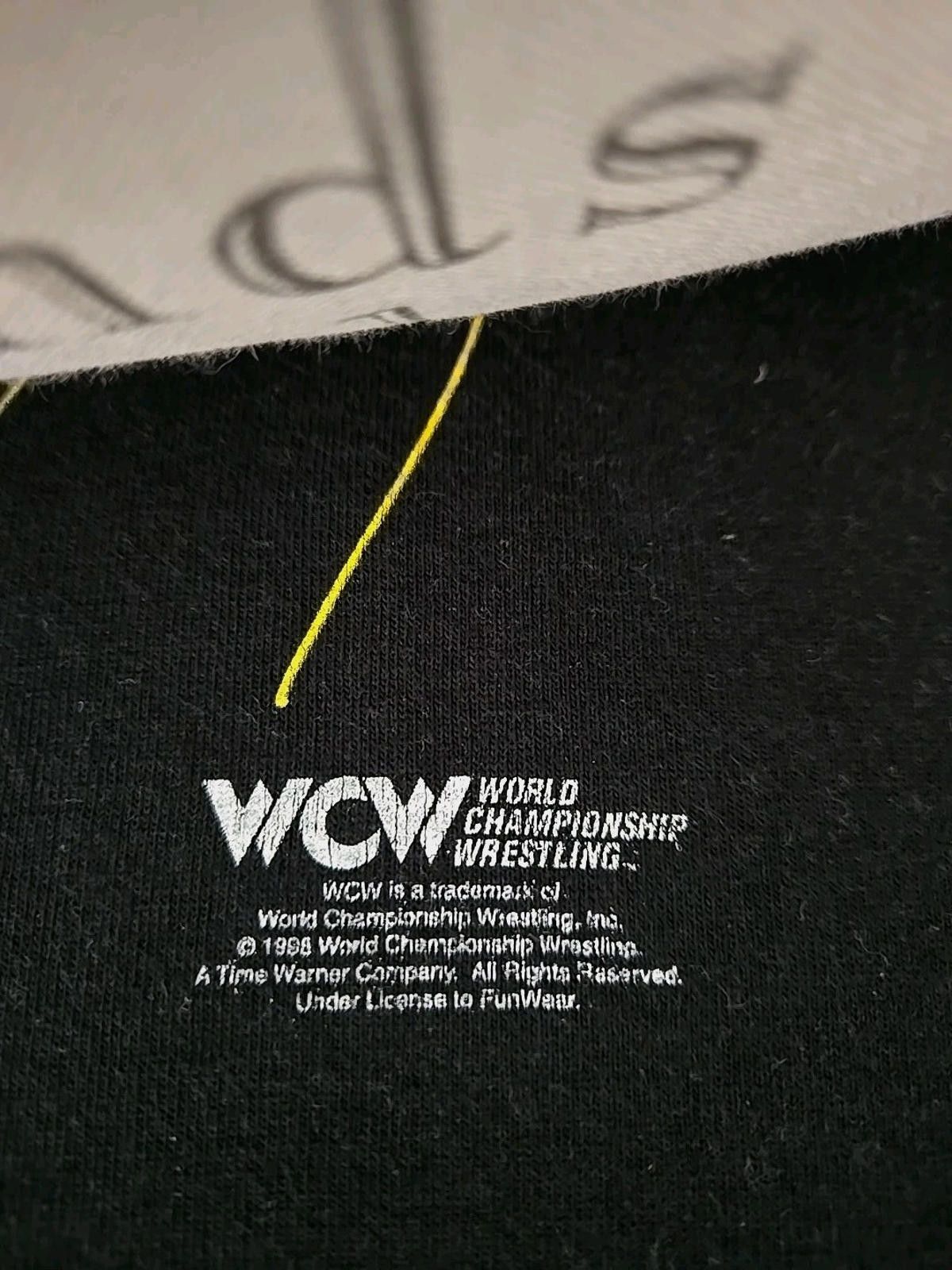WCW/nWo Vtg 1998 Goldberg WCW T-Shirt Tough As Steel Wrestling WWE Size US L / EU 52-54 / 3 - 2 Thumbnail
