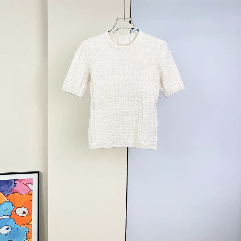 Givenchy Givenchy Knitted Short-Sleeve Top (Summer) Size XS / US 0-2 / IT 36-38 - 1 Thumbnail