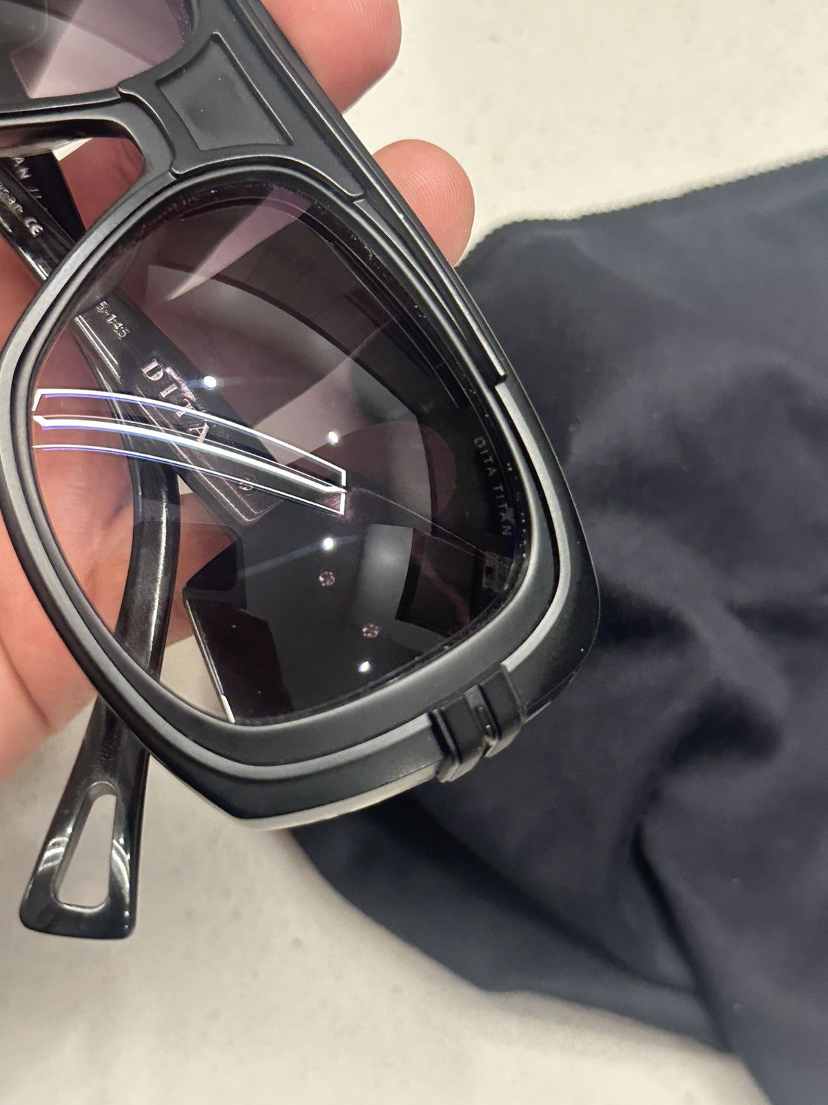 Dita 2012 Dita Titan Titanium Sunglasses DRX-2032B-59 Size ONE SIZE - 10 Thumbnail