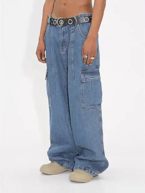 Jean Maruyama x Iken loose skate hiphop baggy cargo y2k jeans Size US 28 / EU 44 - 2 Thumbnail