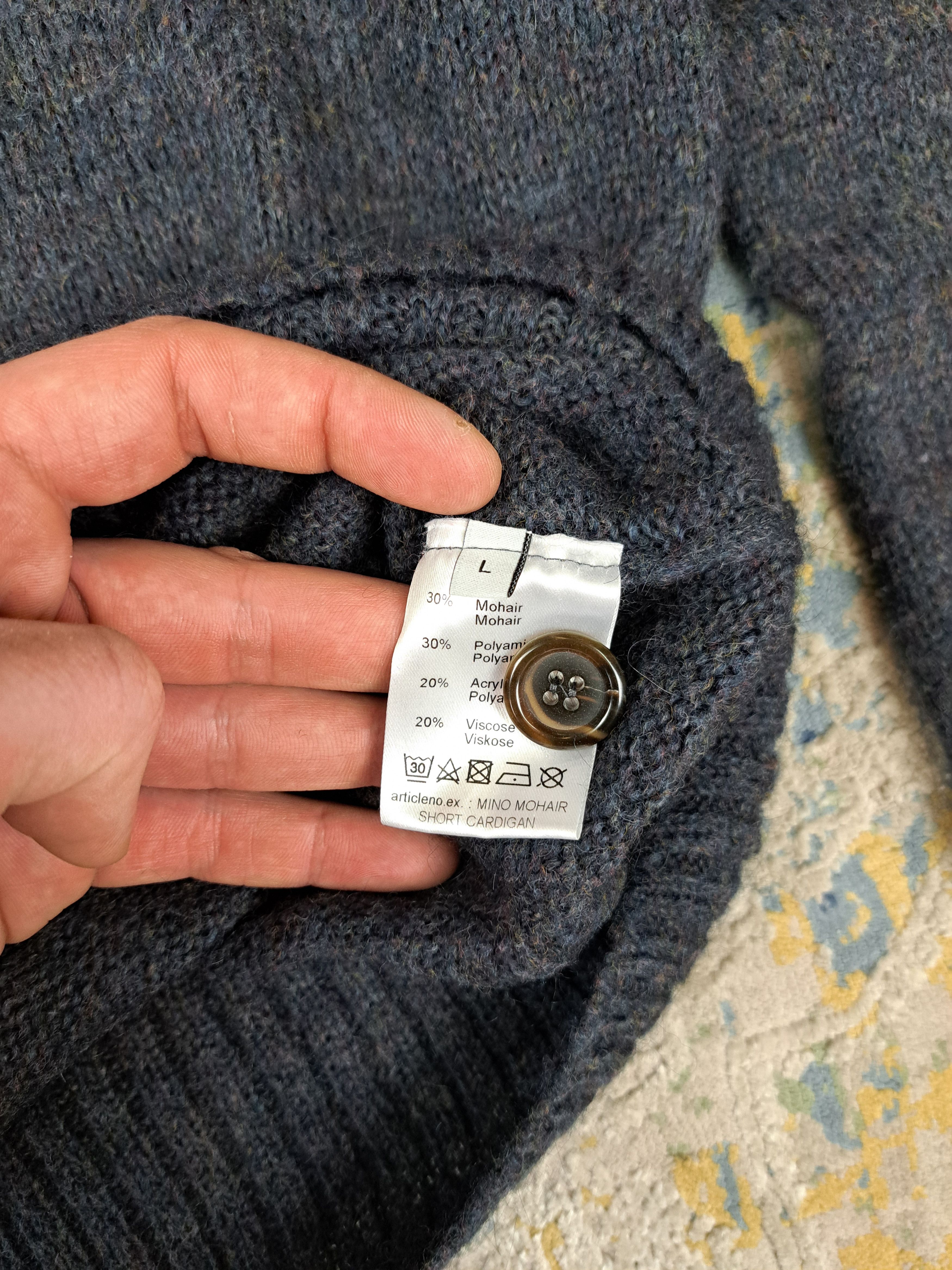 Other myAurora Mohair Cardigan Like Acne Studios Made in Italy Size L / US 10 / IT 46 - 4 Thumbnail