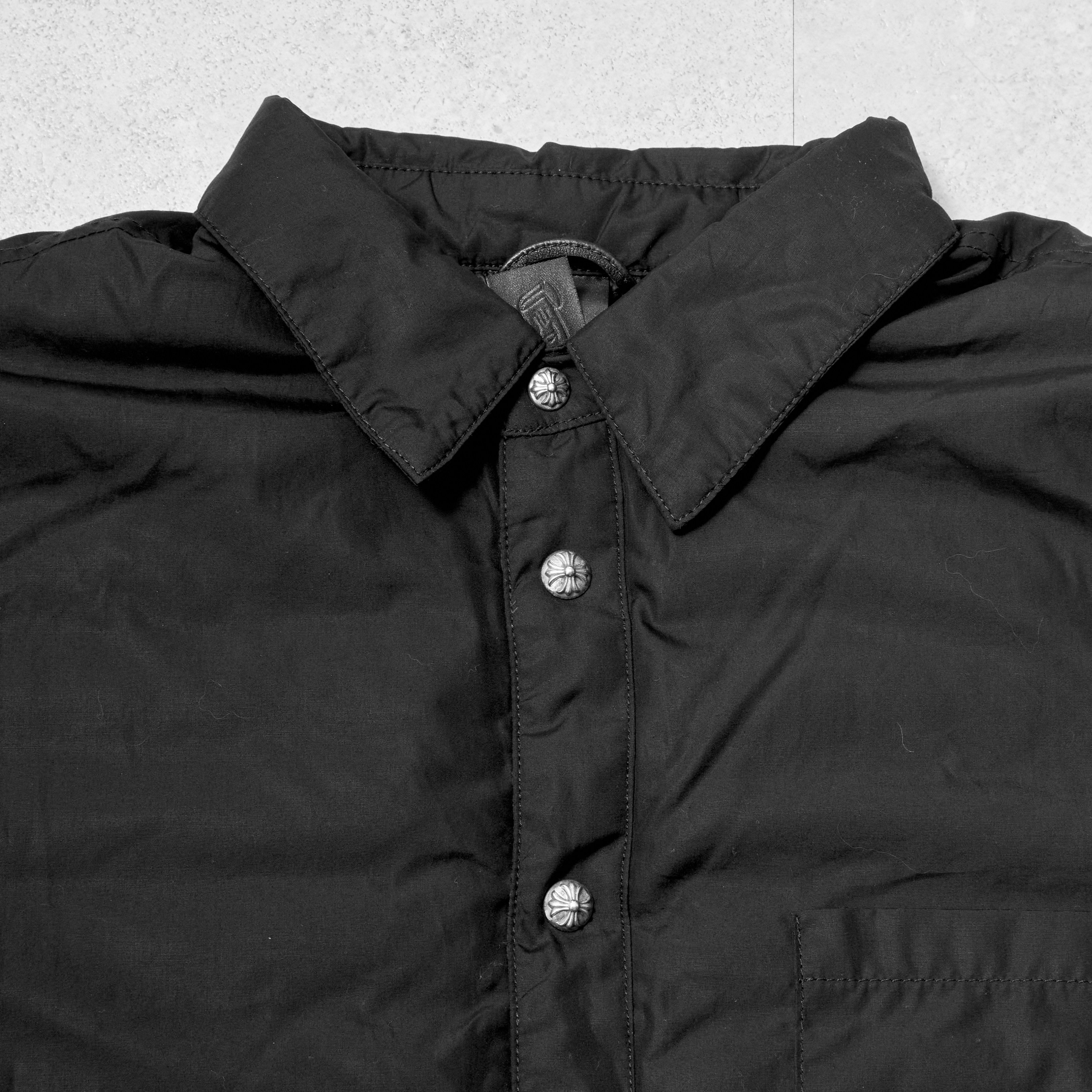 Chrome Hearts CHROME HEARTS Loose Ends Down Goose Down Lining Shirt BLACK Size US L / EU 52-54 / 3 - 4 Thumbnail