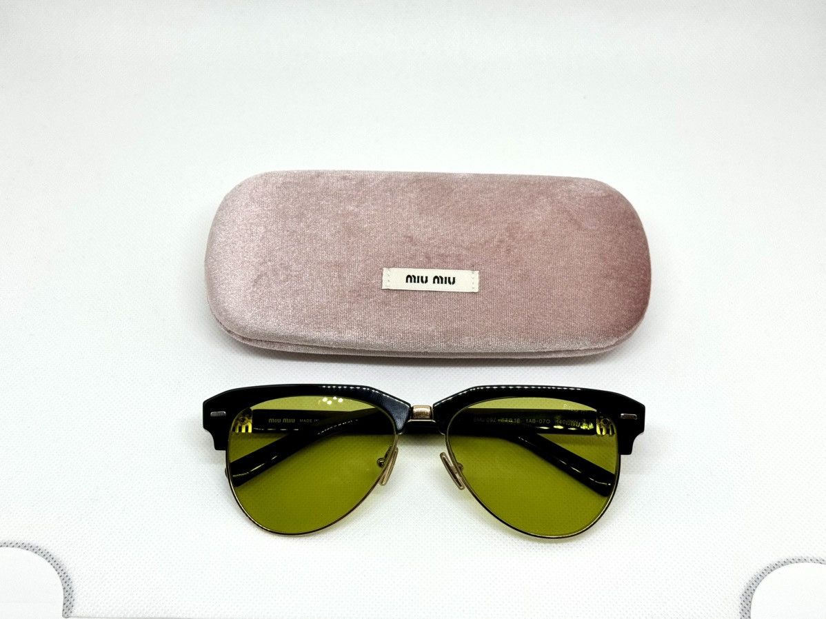 Miu Miu Brand and NEW Miu Miu sunglasses MU 09ZS 1AB07O Size ONE SIZE - 4 Thumbnail