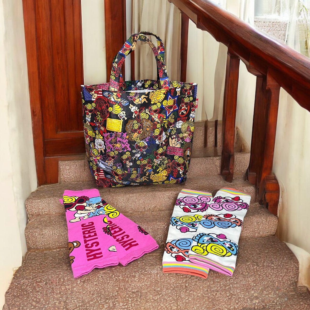 Hysteric Glamour Hysteric Glamour Mini Tote & Hand Socks Size ONE SIZE - 1 Thumbnail