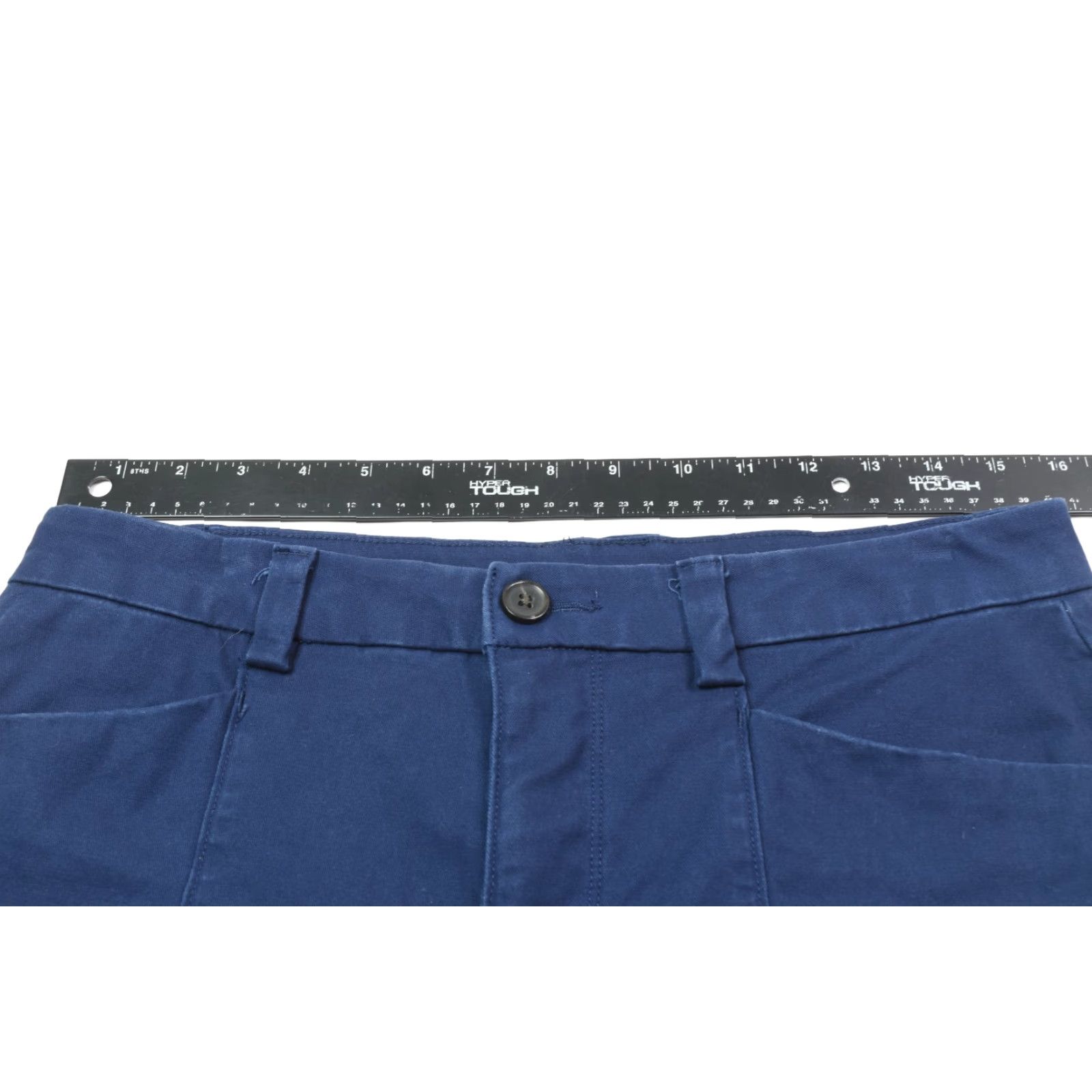 Vintage Duluth Chino Wide Leg Crop Pants Womens 10 Blue High-Rise Cotton Size 32" / US 10 / IT 46 - 7 Thumbnail
