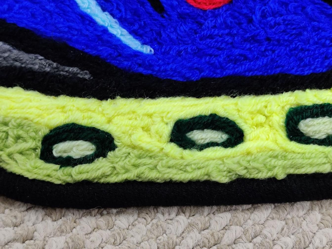 Other Air Foamposite Galaxy Sneaker Shaped Wool Thread Carpet Size ONE SIZE - 4 Thumbnail