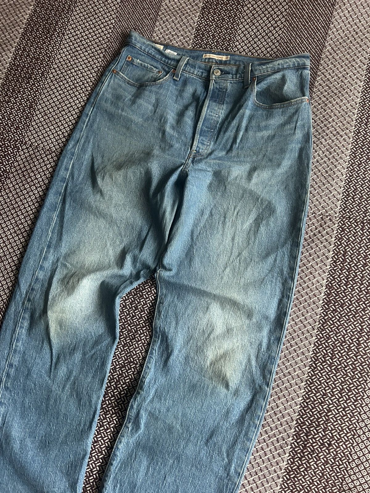 Levi's Levis Premium RibCage Straight Ankle Mud Washed Jeans Sz W32 Size US 32 / EU 48 - 8 Thumbnail