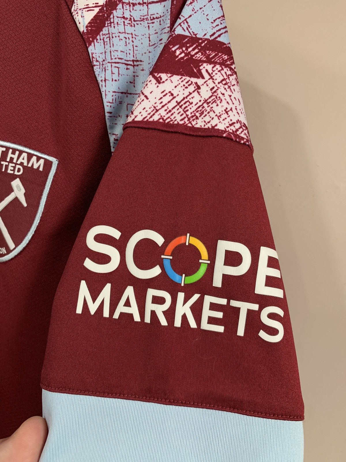Umbro West Ham United Home Football Shirt Umbro Soccer Jersey Sz M Size US M / EU 48-50 / 2 - 5 Thumbnail