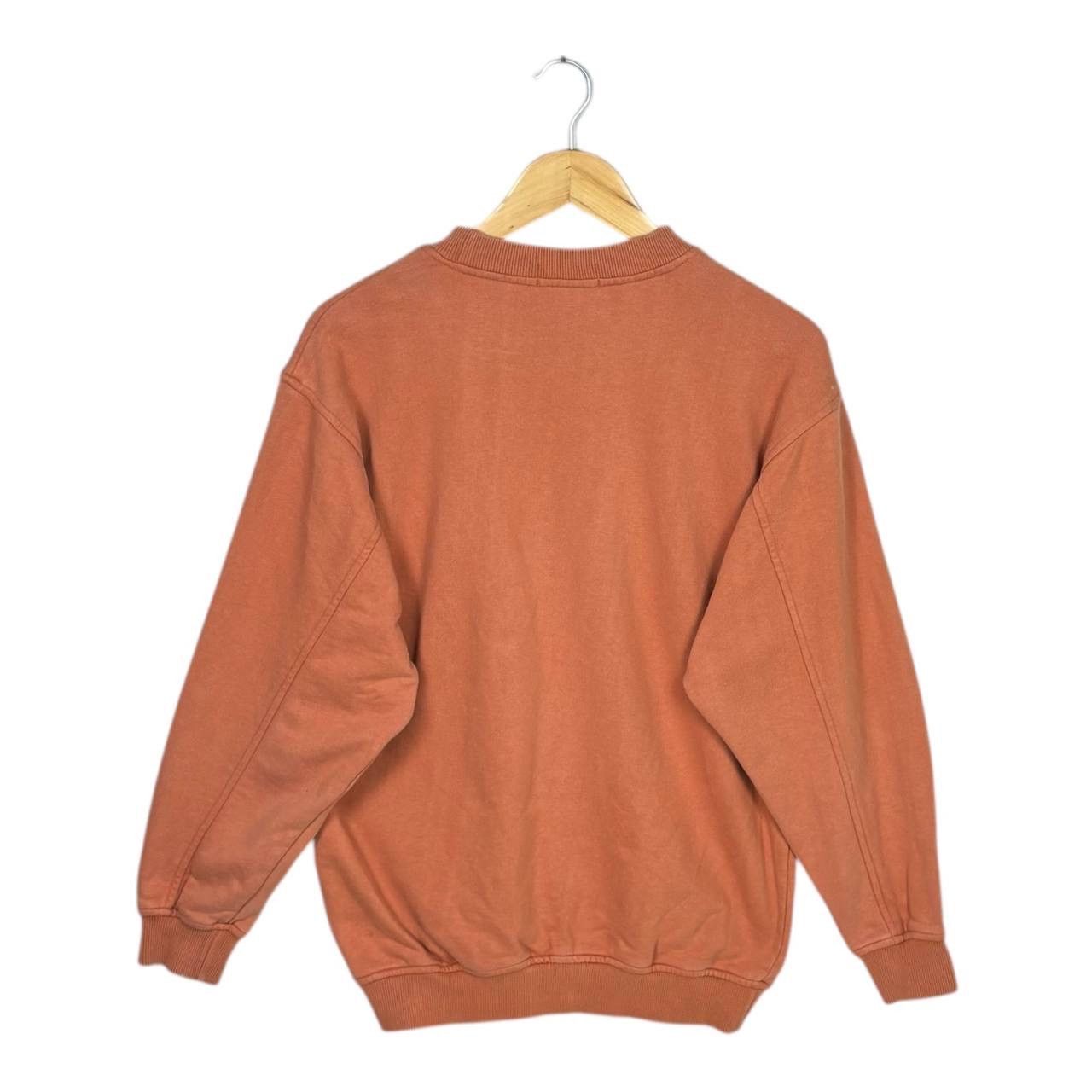 Valentino Vintage Valentino Jeans Spell Out Sweatshirt 90s Brown L Size US L / EU 52-54 / 3 - 2 Thumbnail