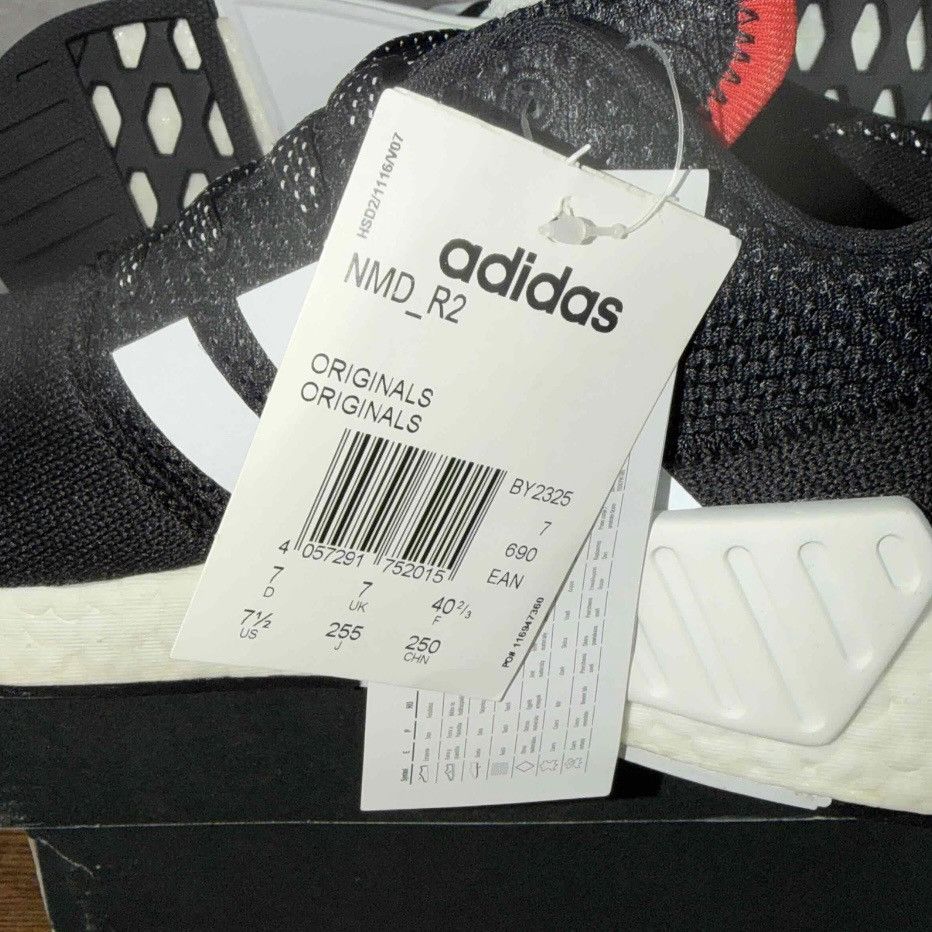 Adidas NEW Adidas NMD_R2 Tokyo Black White Size 7.5 / 8.5W BY2325 Size US 7.5 / EU 40-41 - 10 Thumbnail
