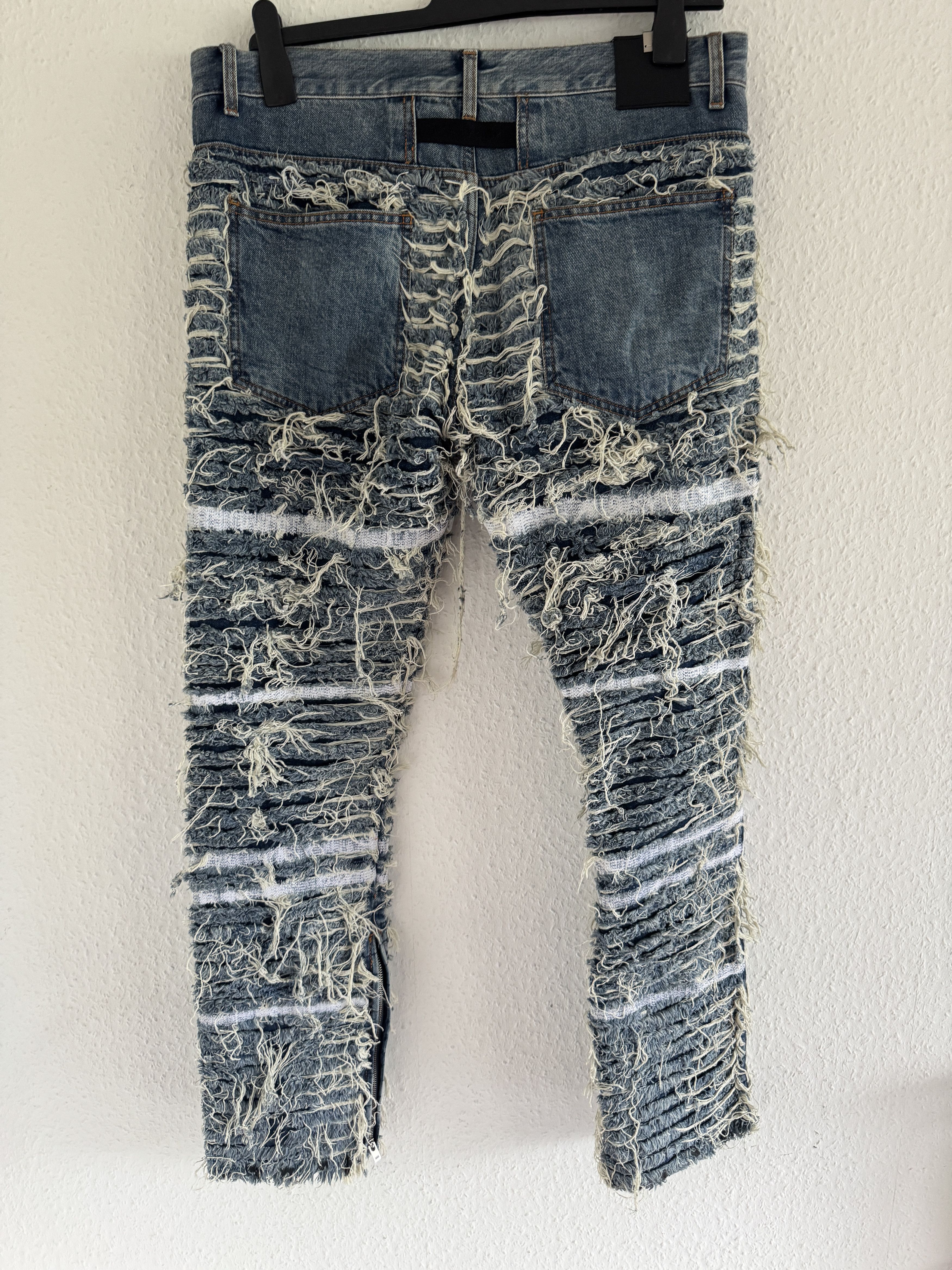 1017 ALYX 9SM × Blackmeans Distressed Shredded Blackmeans x Alyx Pants Size US 34 / EU 50 - 14 Thumbnail