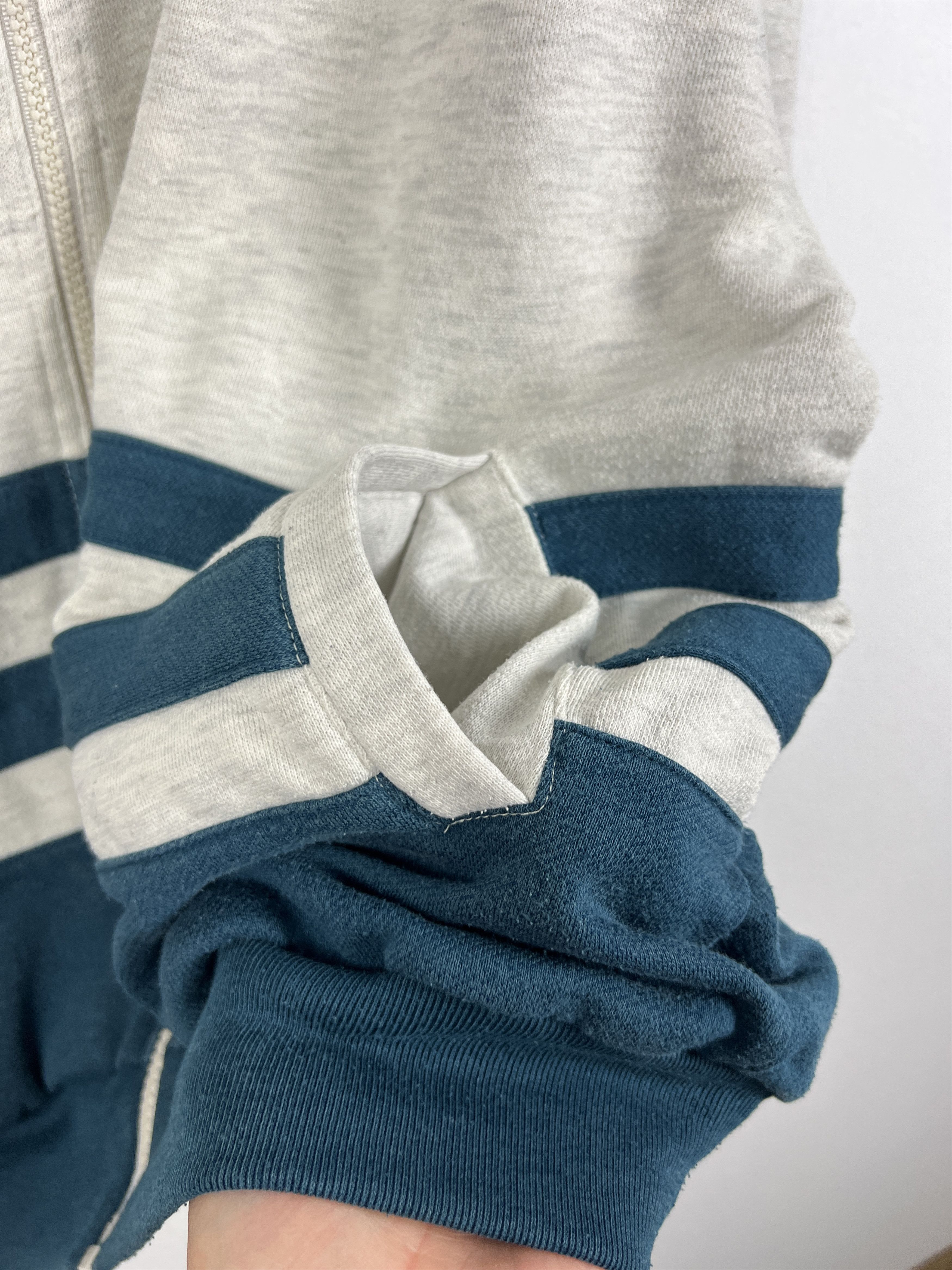 Adidas Vintage 90's Adidas Jacket White Sweater Track Top Zip Hype Size US L / EU 52-54 / 3 - 4 Thumbnail